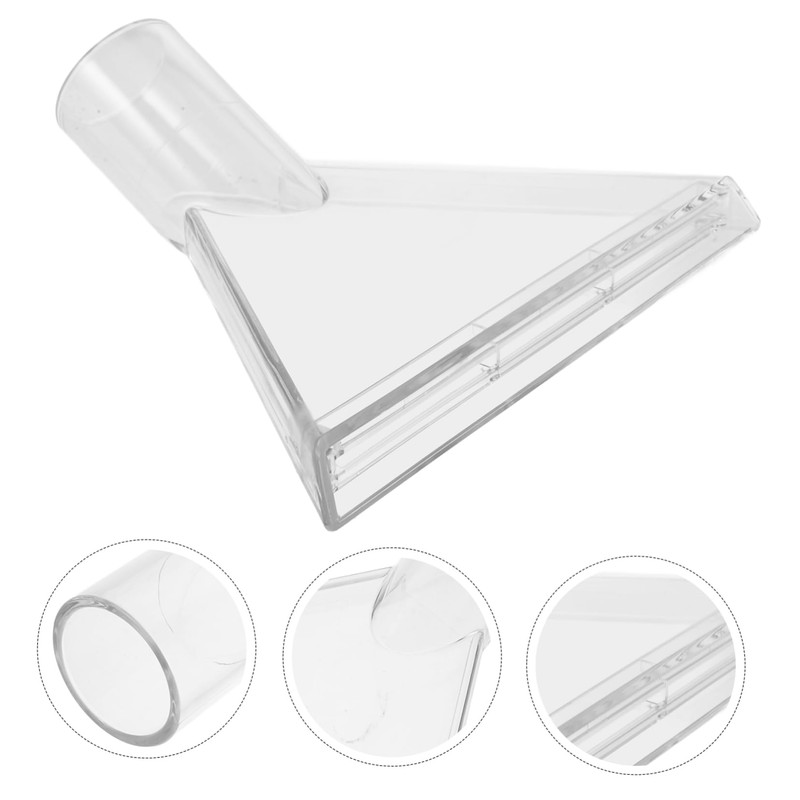 ULTECHNOVO Carpet Vacuum Extractor Nozzle Tool Transparent Vacuum Head for