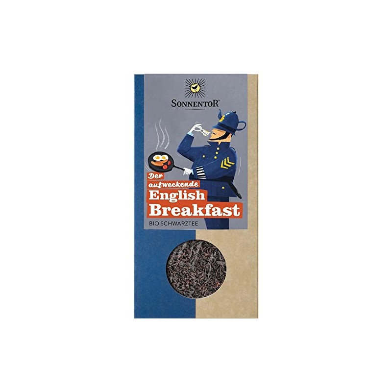 SONNENTOR Organic Black Tea English Breakfast Loose 70g (Pack of