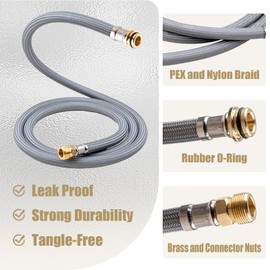 Kitchen Faucet Hose Replacement for Grohe 48293000 Flexible Shower Hose with Weight, Fits for Grohe Kitchen Faucet