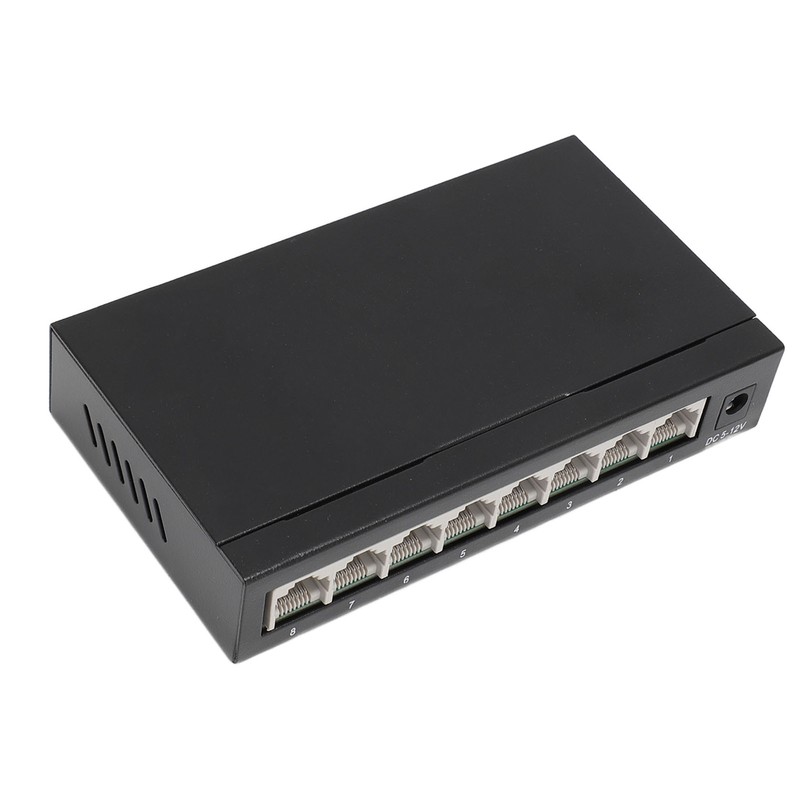 Fast Ethernet Switch 8 Ports 10 100 1000Mbps Anti Thunder