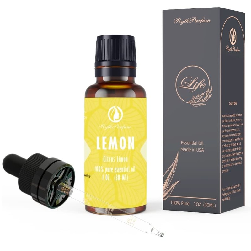 Rythparfum Lemon Essential Oil with Scaled Dropper * 1oz