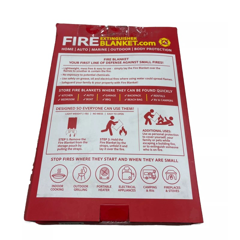 Klear Concepts 40 in. x 40 in. Emergency Fiberglass Fire