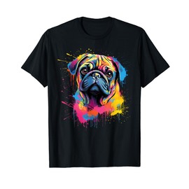 Cute Pug T-Shirt, black