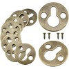 Round Metal Keyhole Hanging Films Shelf Brackets for Picture Frame