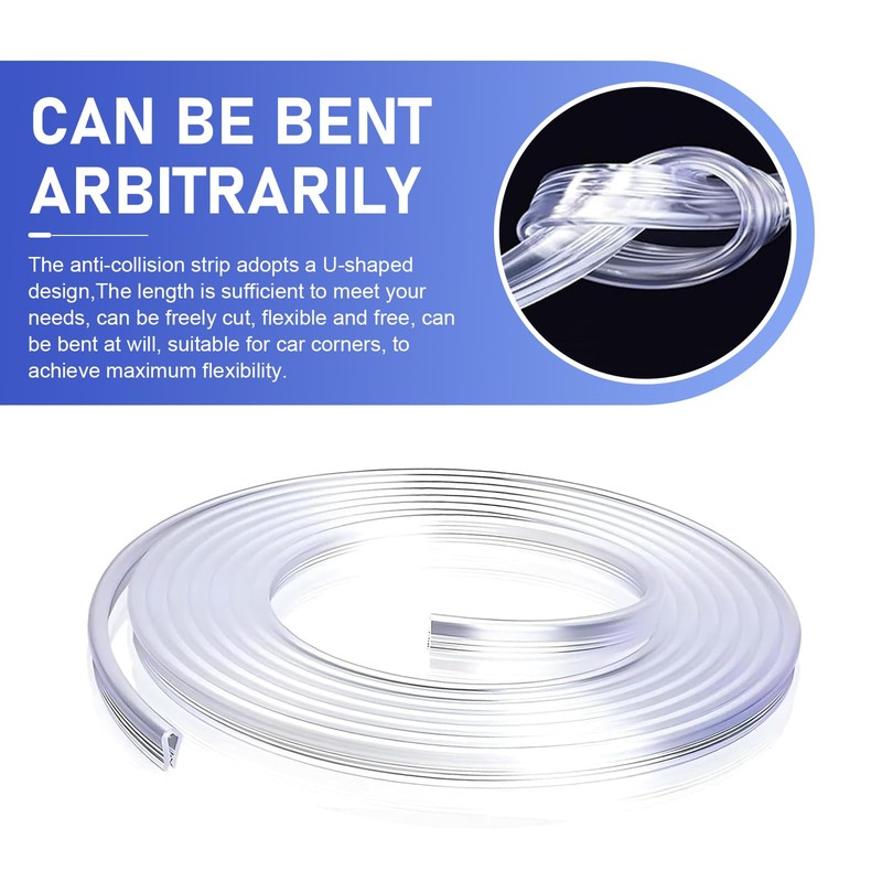 Dogary Car Door Edge Guard, 16.4 ' Scratch-Resistant U-Shaped Cuttable