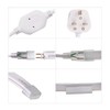 GQL 5m White Flexible NEON Light, 220V SMD 2835 120