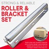 Heavy Duty Galvanized Steel Rollers Bracket Set: Conveyor Sytem, Ideal: