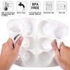 Juome Silicone Egg Bite Molds - 12 Cups Silicone Muffin