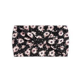 scicent Head Bands Adult Women Elastic Wide Workout Headband for Women's Hair Sports Yoga Small Daisy Print Hair Bands Hair Accessories for Women, 15