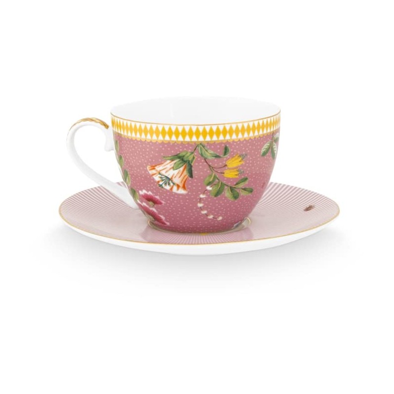 Pip Studio La Majorelle Cup & Saucer | Pink -