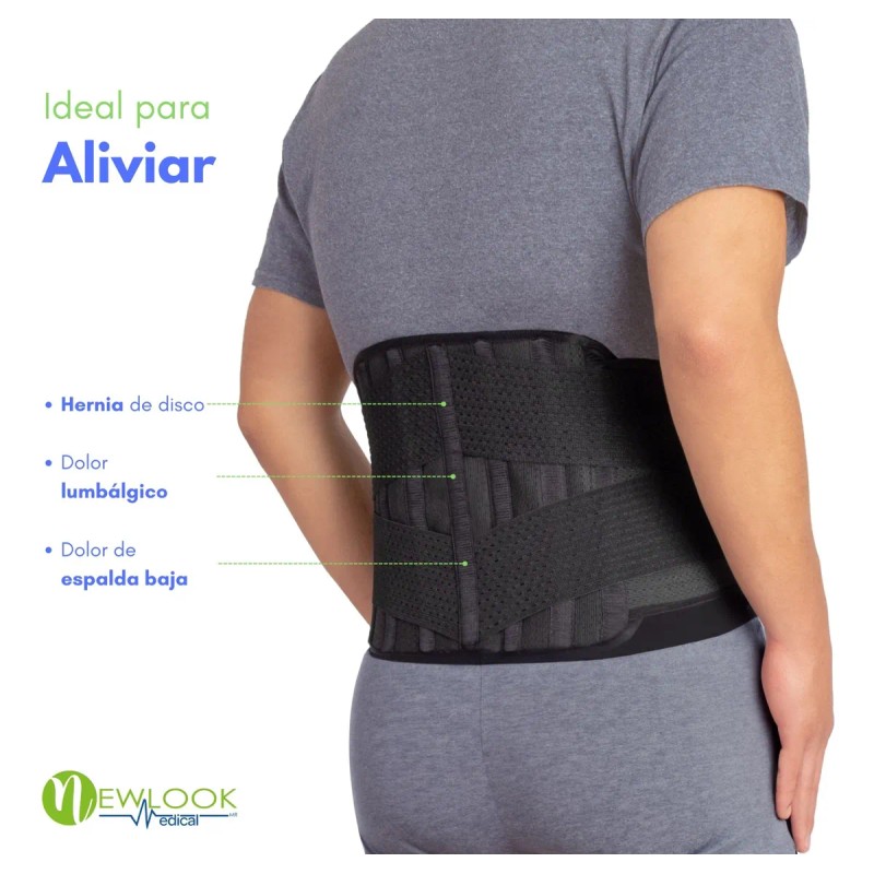 Faja Soporte Sacro Lumbar-alta Compresión Ajustable Newlook