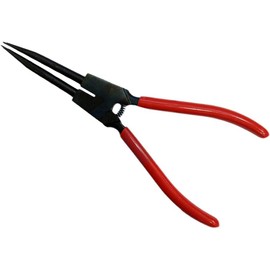 Orange Red Heavy Duty 7" EXTRA LONG External Straight Retaining Ring Clip Circlip Removal Plier Snap-Ring Pliers, Slip-Joint Pliers Side-Cutting Pliers Plier Sets Needle-Nose Pliers