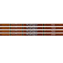 White Water Archery Ranger Traditional Wood Grain Carbon Arrow Test Kit .204 (Green)