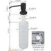 OWOFAN Kitchen Sink Faucet with Soap Dispenser Kitchen Faucet with