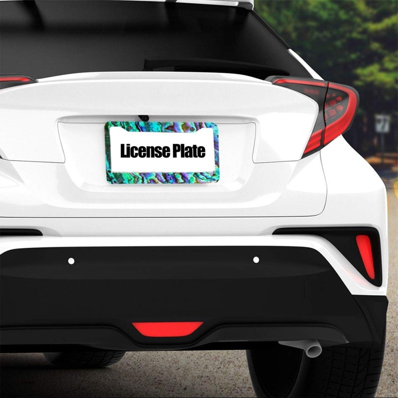 NEWCOCO Customized License Plate Frame 12×6 inch American and Canadian