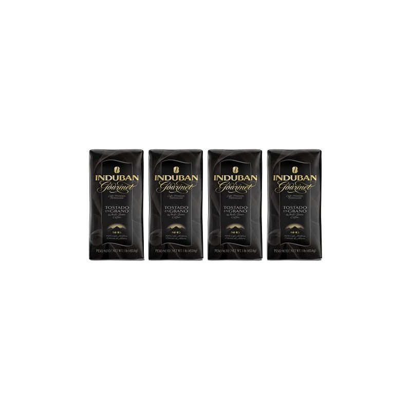 Induban Gourmet, 16 oz Bag, Whole Bean Coffee, Medium Roast
