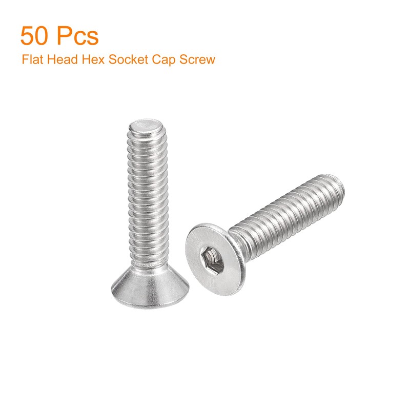 QUARKZMAN #8-32 x 3/4 Inch Flat Countersunk Socket Cap Screws
