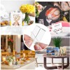 12 Pcs Acrylic Place Card Holder Clear Acrylic Stands Sign,