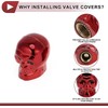 Tapones decorativos para válvula de neumático, 7 x 22 mm,
