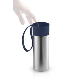 EVA SOLO | To Go Cup 0,35l Navy blue | Doppelwandige Vakuum Thermoflasche | Marinenblau