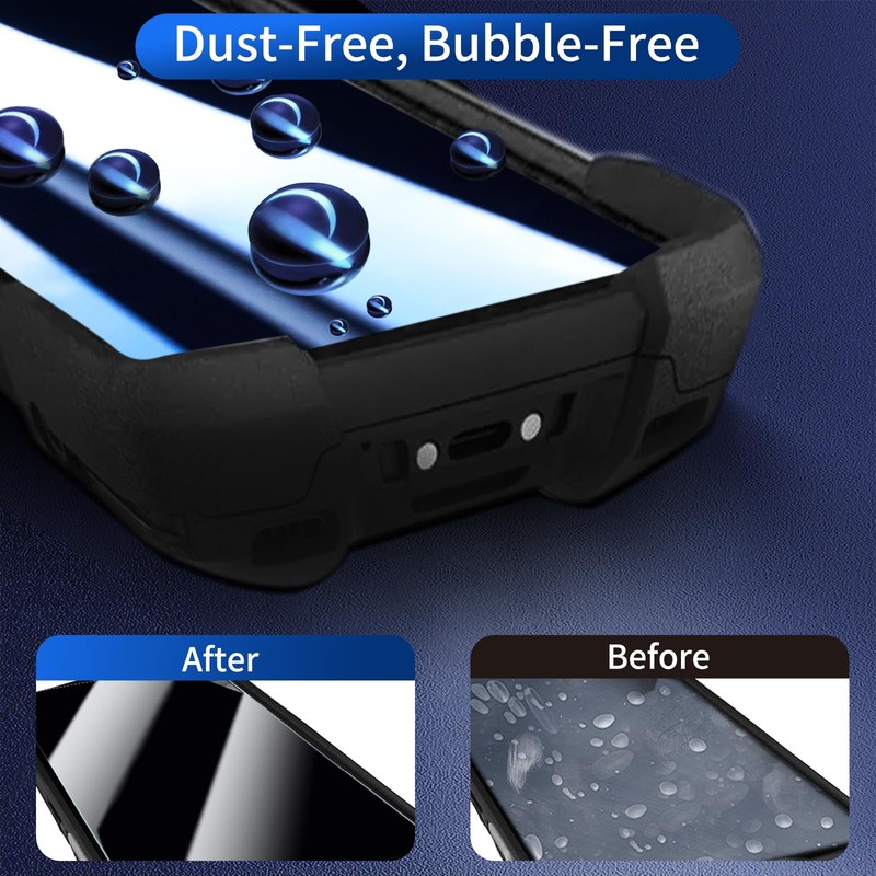 Laratechuu 4PCS Tempered Glass Screen Protector for Zebra TC73 TC78