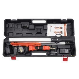 Cordless Electric Pruning Shears, 2 Pack 21V Lithium Battery, with Reach Extension Pole Tool Belt, Cutting Diameter, Titanium Plated SK5 Blades, LCD Display Screen