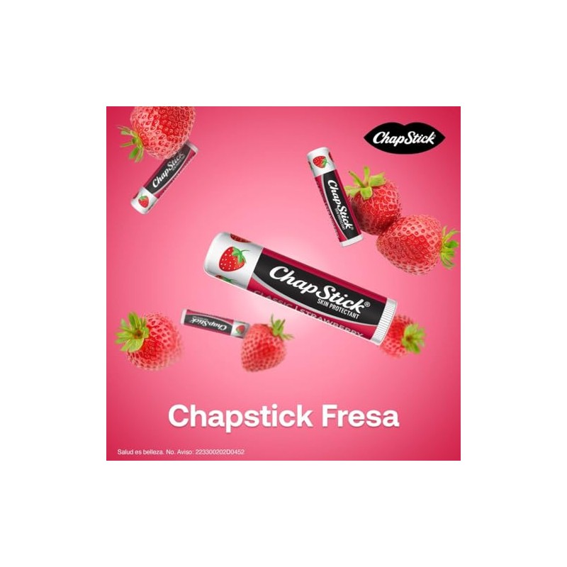 Chapstick Bálsamo Labial Fresa 4 g