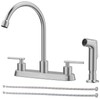 APPASO Kitchen Faucet with Side Sprayer, 2-Handle High Arch SUS304