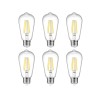 Ascher 8TXVintage LED Edison Bulbs 6W, Equivalent 60W Incandescent, Non-Dimmable……
