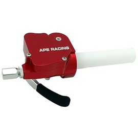 APE RACING Throttle Dual Gasser Thumb or Twist Functions for ATVs Dirt Bikes (Red)