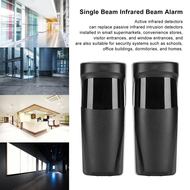 Door Single Beam Infrared Beam Alarm Waterproof High Sensitivity Infrared