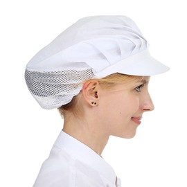 ZHEJIA Sanitary Cap, Kitchen, Sanitary Hat, Work Cap, Cooking Cap, For Restaurants, Lunch Hat, Kitchen, Cooking Hat, For Work, Clean, Hair, Breathable, Half Net