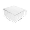 TEHAUX Acrylic Card Storage Box Game Cards Organizer Compartment Design