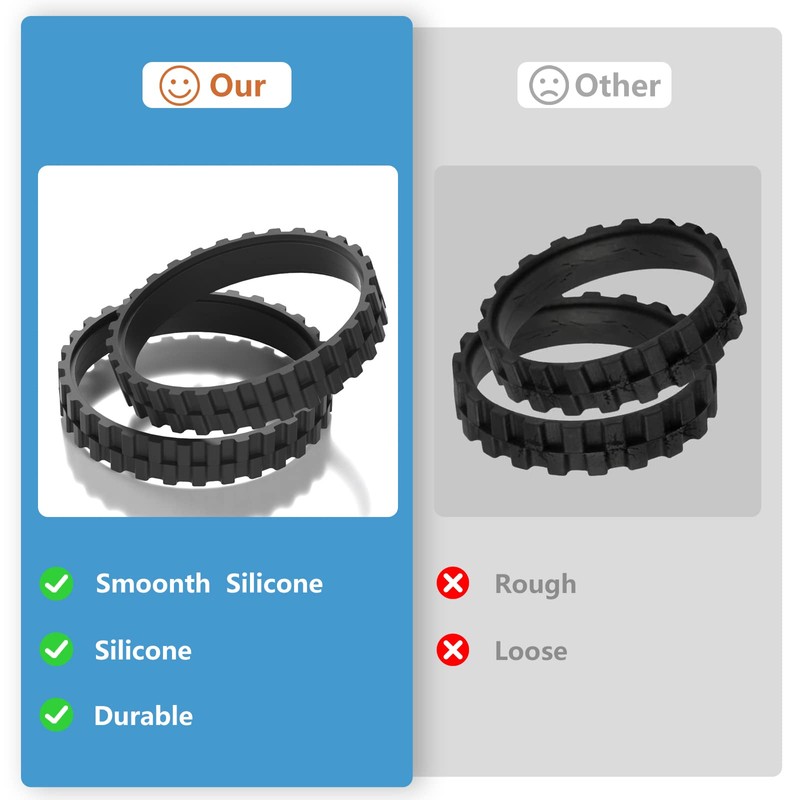Tires Replacement For Irobot Roomba for Wheel Series 500, 600,