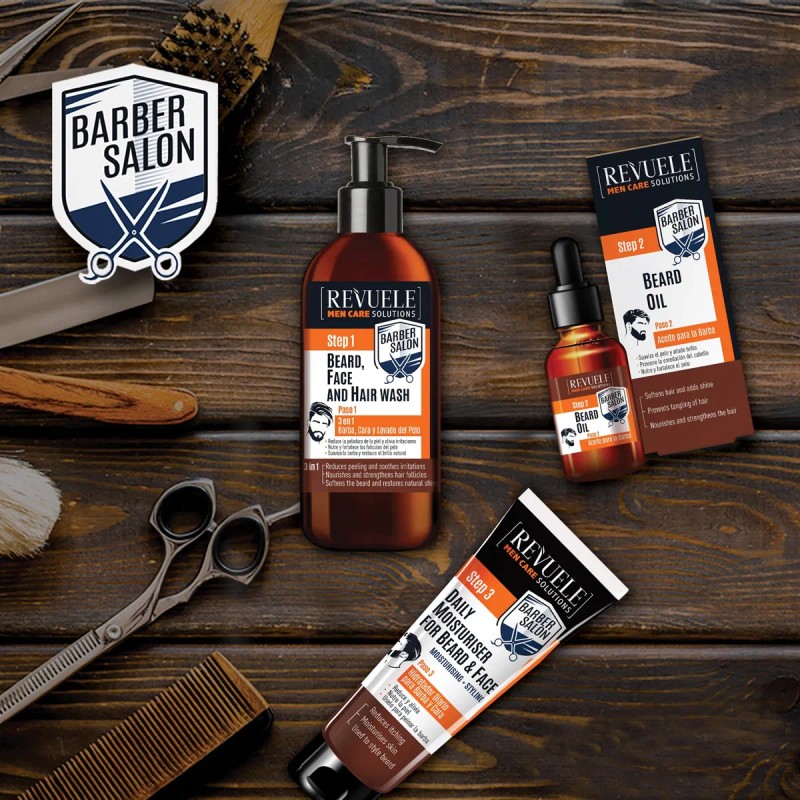 Revuele Men Care · Kit Para Cuidado De Barba, Cabello