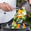HIC Kitchen Spring Locking Food Tong for Kitchen and Barbecue,