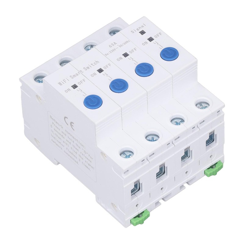 WiFi Circuit Breaker 4P Remote Control Timing Delay Circuit Breaker