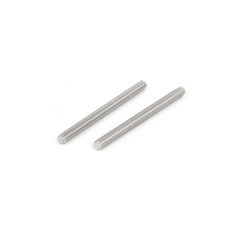 Sourcingmap M4 x 50mm 304 Stainless Steel Fully Threaded Rod