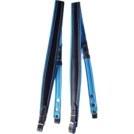 Accordion Straps Leather 60-120 Bass Black / Light Blue, lightblue