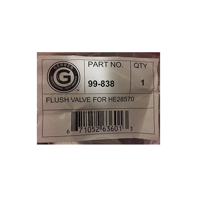 Gerber 99-838 Flush Valve for HE28-570