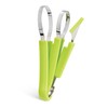 HIC Kitchen 4-in-1 Fruit Tool Set, Stainless Steel Blades