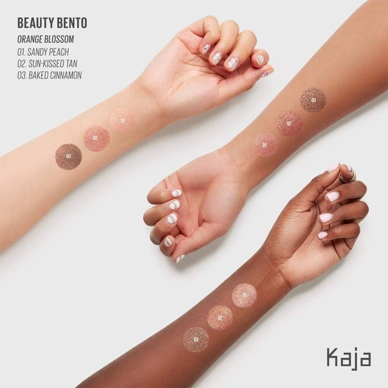 Kaja Beauty Bento Soft Matte Eyeshadow Trio - 02 Orange