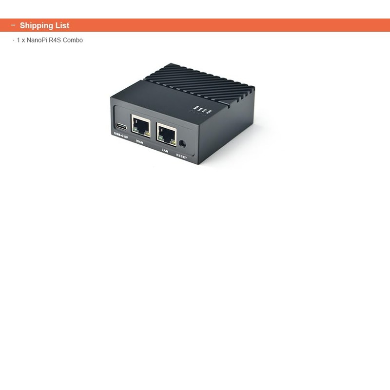 FriendlyElec Nanopi R4S Mini Router OpenWRT with Dual-Gbps Ethernet Ports