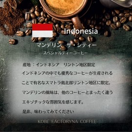 Mandelin Special Tea Coffee, The City, Medium Roasted Coffee Beans, Home-Roasted (9.1 oz (260 g), Beans Stays, Birthday