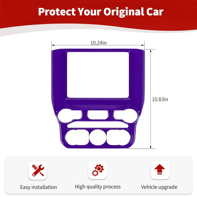 RT-TCZ for RAM Center Dash Radio Cover Trim for Dodge