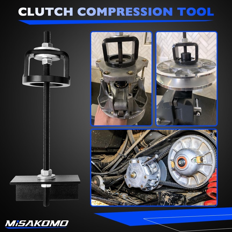 Misakomo Secondary Clutch Compression Tool, Compatible with 2017-2018 Polaris General