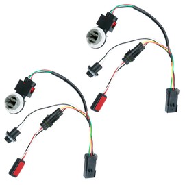 Vkinman 2 Pack 55277415AA Tail Lights Wiring Adapter Assembly, Replacement for Ram 1500 2013-2022, Replacement for Ram 2500/3500 2013-2018, Replaces 55277414AA WJ20-0696WH