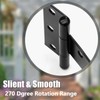 Murtenze 12Pack 2 Inch Black T-Strap Shed Hinge,Barn Door Hinges