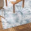Tommy Bahama Shibori Summer Tie Dye Indoor Outdoor Area Rug,