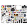 A4 Sticker Sheet Photography Vinyl Stickers - Camera Photographer Men